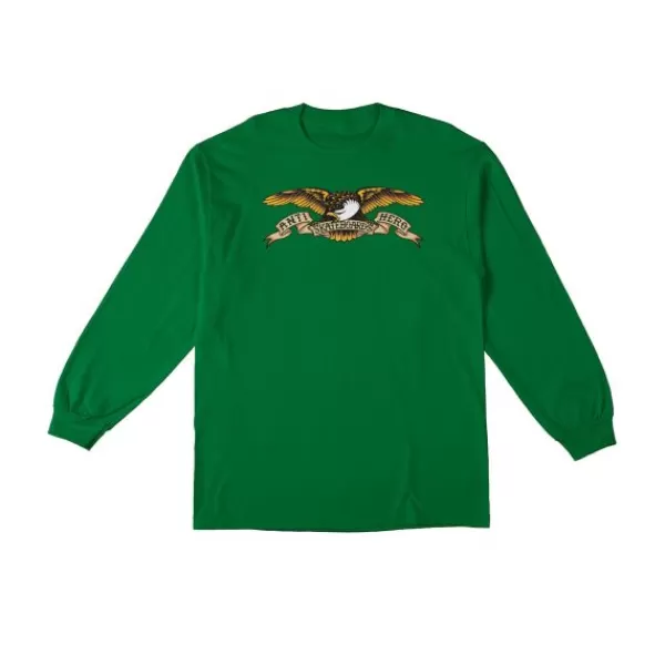 Bestsellers Anti Hero. Eagle Youth Longsleeve T Shirt. Green.** Discount