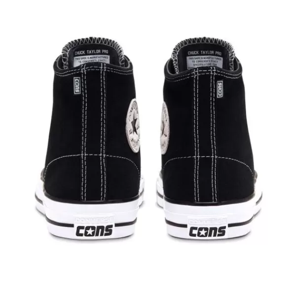 Bestsellers Converse Cons. Ctas Pro Hi. Black Suede/ White.** Flash Sale