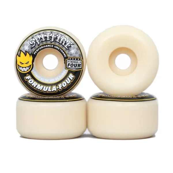 Bestsellers Spitfire. F4 99 Conical Shape Wheels. Natural/Yellow Print.** Sale