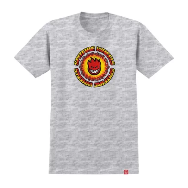 Bestsellers Spitfire. Og Fireball T Shirt. Ash/ Red.** Hot