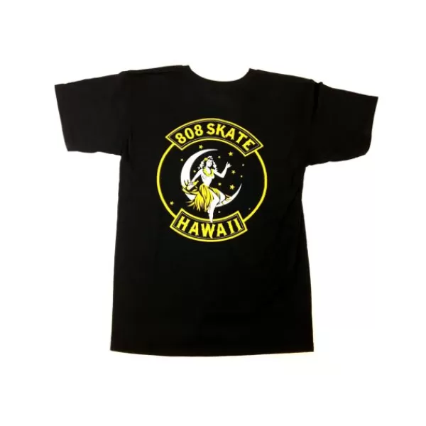 Best-Selling 808 Skate. Moongirl T Shirt. Black.** Hot