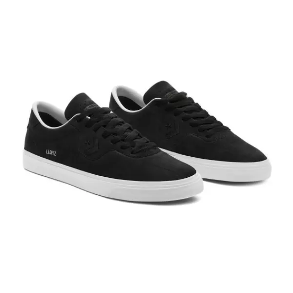 Best-Selling Converse Cons. Louie Lopez Pro. Premium Leather. Black/Black/White.** Store