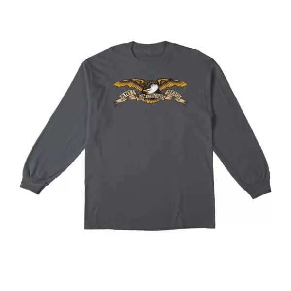 Excellent Quality Anti-Hero. Longsleeve Eagle. Charcoal/ Multi.** Shop