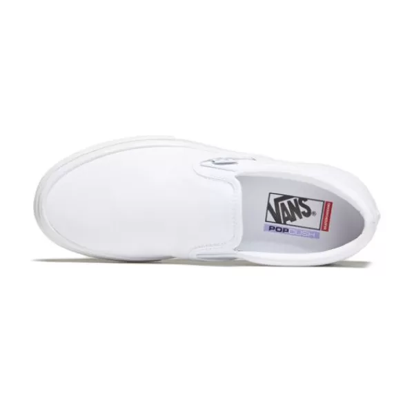 Excellent Quality Vans. Skate Slip-On. True White.** Clearance