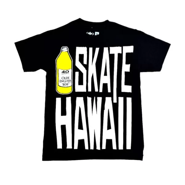 Exquisite Gifts 808 Skate. 40 Oz T-Shirt. Black.** Shop