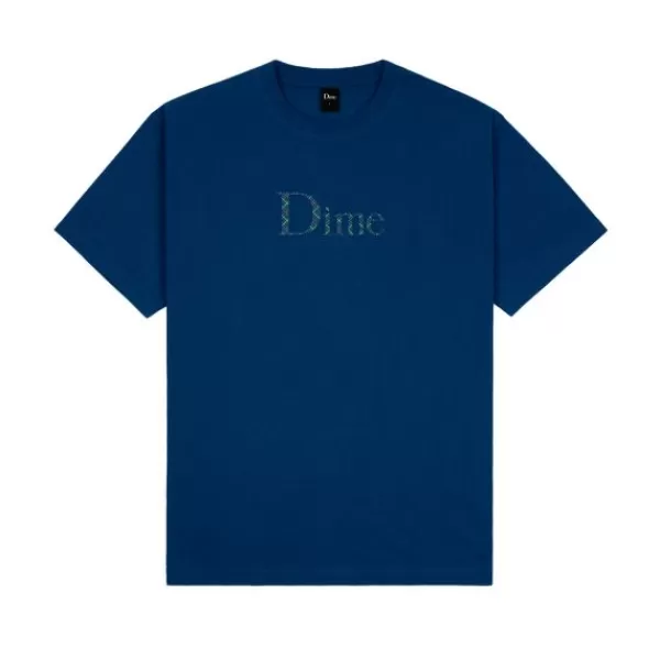 Gift Selection Dime. Plaid T-Shirt. Navy** Sale