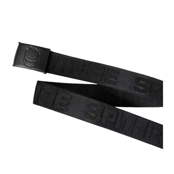 Gift Selection Spitfire. Classic 87 Jacquard Belt. Black/Black.** Outlet