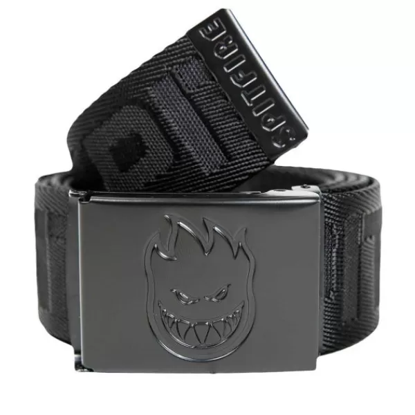 Gift Selection Spitfire. Classic 87 Jacquard Belt. Black/Black.** Outlet