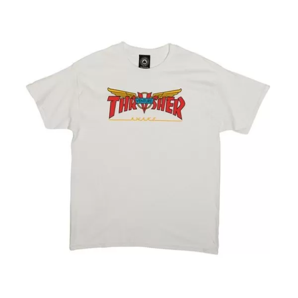 Gift Selection Thrasher. Venture T Shirt. White.** Online