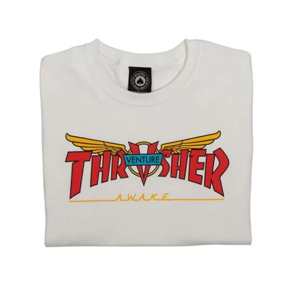 Gift Selection Thrasher. Venture T Shirt. White.** Online