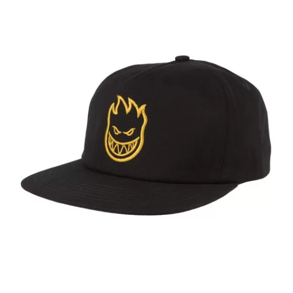 Hot Sale Spitfire. Bighead Snapback. Black/Gold.** Hot