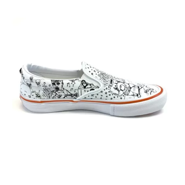 Hot Sale Vans.Slip On Pro No Comply. Grey / White.** Store