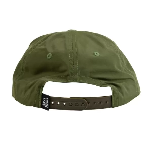 Latest Anti Hero. Basic Eagle Snapback. Olive/ Yellow.** Clearance