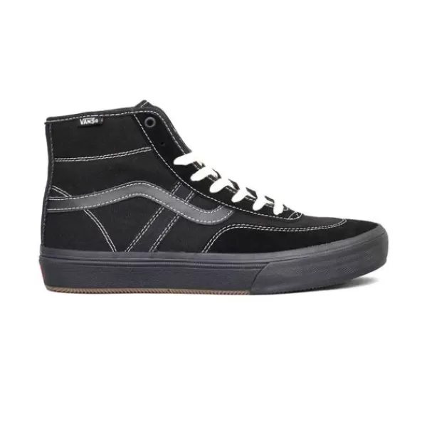 Latest Vans. Crockett High Pro. Black / Black.** Hot