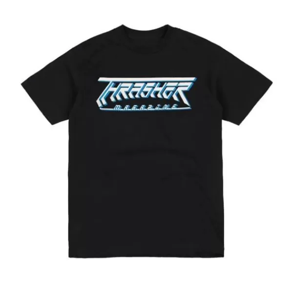 Lower Prices Thrasher. Future Logo T Shirt. Black.** Shop