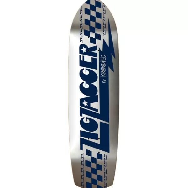 New Arrivals Krooked. Zip Zagger Deck 8.62. Silver Foil.** Outlet