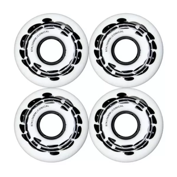 New Arrivals Quasi. Stoner Wheels. 56Mm. 87A. White.** Flash Sale