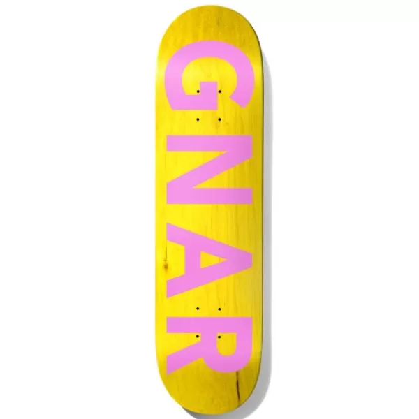 New Threads Baker. Es Gnar Team Deck. 8.5. Yellow/Pink.** Shop