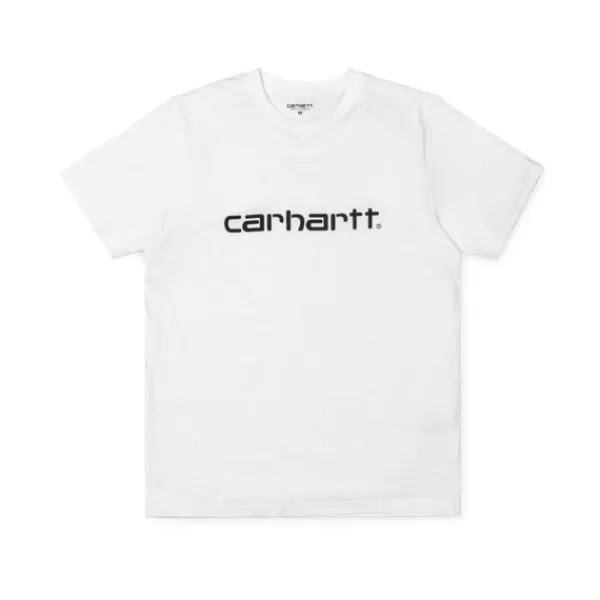 Official Carhartt. Script T Shirt. White.** Best