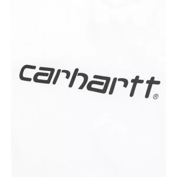 Official Carhartt. Script T Shirt. White.** Best