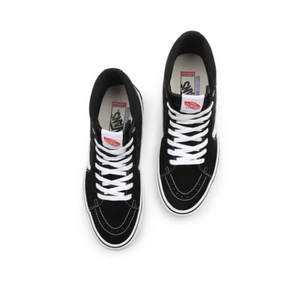 Official Vans. Skate Sk8-Hi. Black / White** Discount