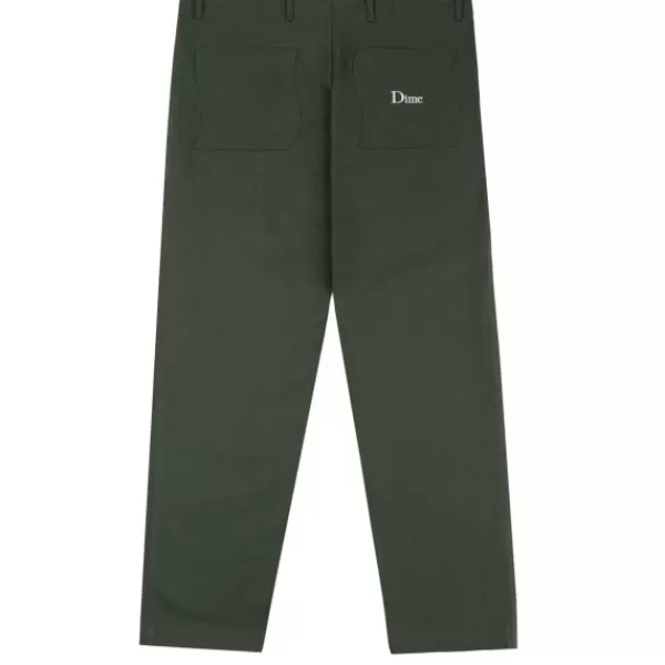 Online Store Dime. Chino Pants. Dark Olive.** Sale