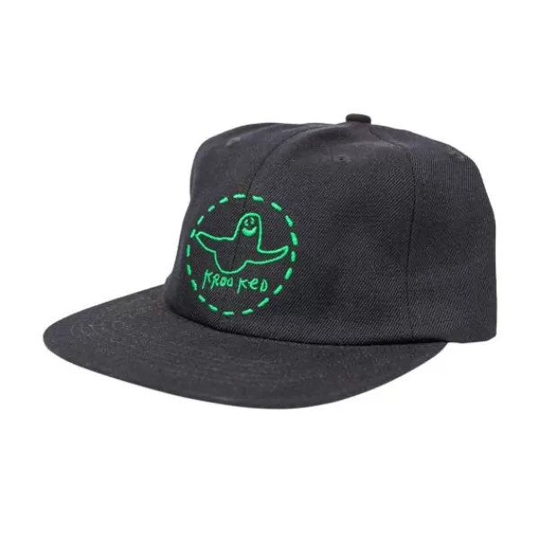 Online Store Krooked. Trinity Smile Strapback. Black/Green.** Store