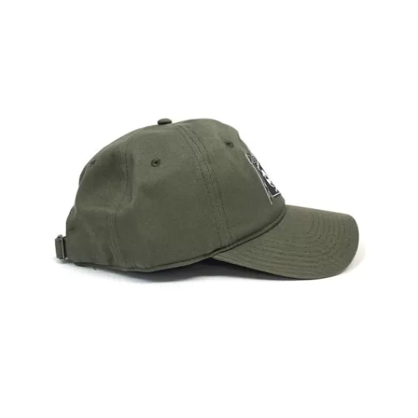 Popular 808 Skate. Crest Strapback Hat. Olive.** Hot