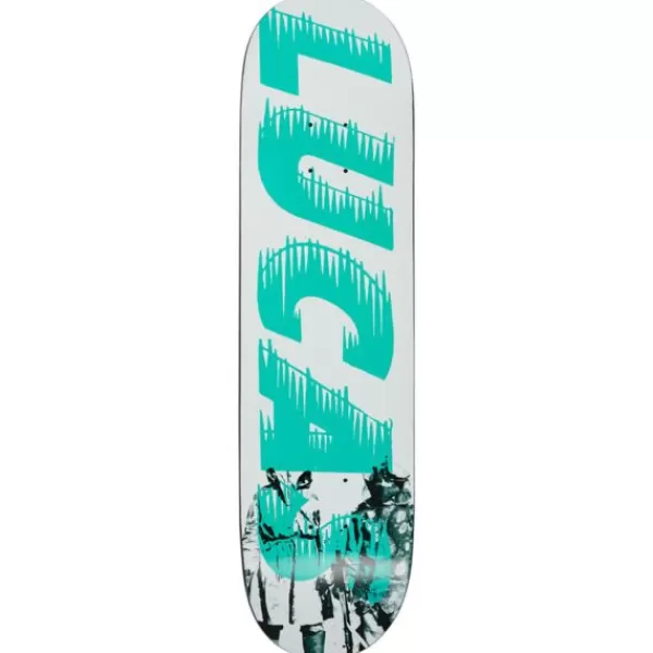 Popular Palace. Lucas Puig Pro Deck S27 8.2. White/Teal.** Fashion