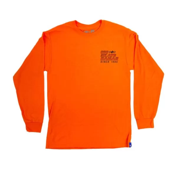 Store 808 Skate. Safety Longsleeve T-Shirt. Orange.** Online