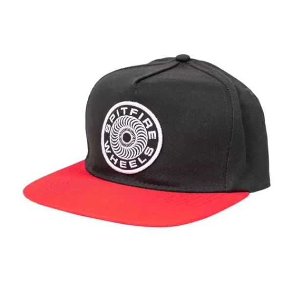 Store Spitfire. Classic 87 Swirl Snapback. Black/Red.** Flash Sale