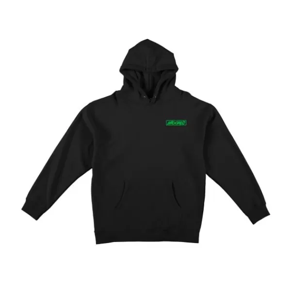 Top Selling Krooked. Moonsmile Raw Hoodie. Black/Green.** Sale