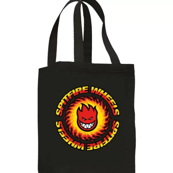 Top Selling Spitfire.Og Fireball Tote Bag. Black.** Clearance