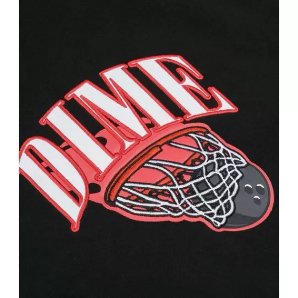 Unique Dime. Basketbowl Patch Hoodie. Black.** Online