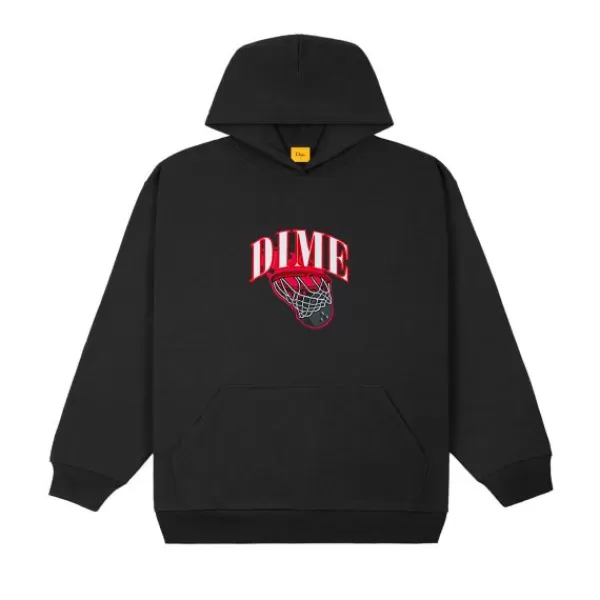 Unique Dime. Basketbowl Patch Hoodie. Black.** Online