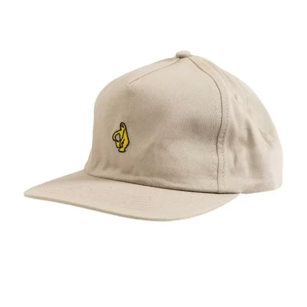 Unique Krooked. Shmoo Snapback. Natural/ Gold.** Best Sale