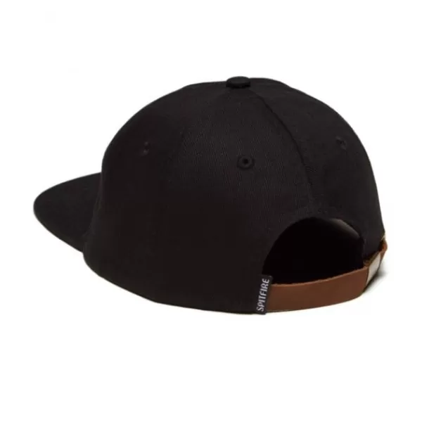 Unique Spitfire. Big Head Unstructered Strapback Hat. Black/White/Black.** Clearance