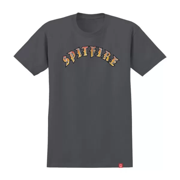 Unique Spitfire. Old E Youth T-Shirt. Charcoal.** Clearance