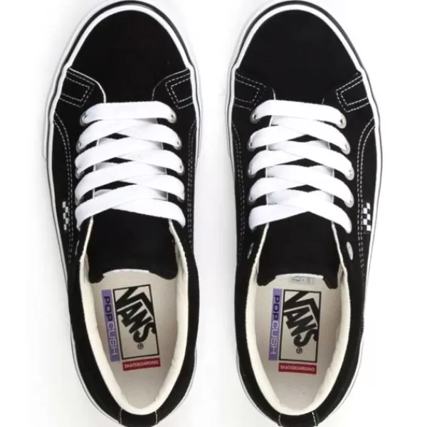 Unique Vans. Skate Lampin. Black/White.** Shop