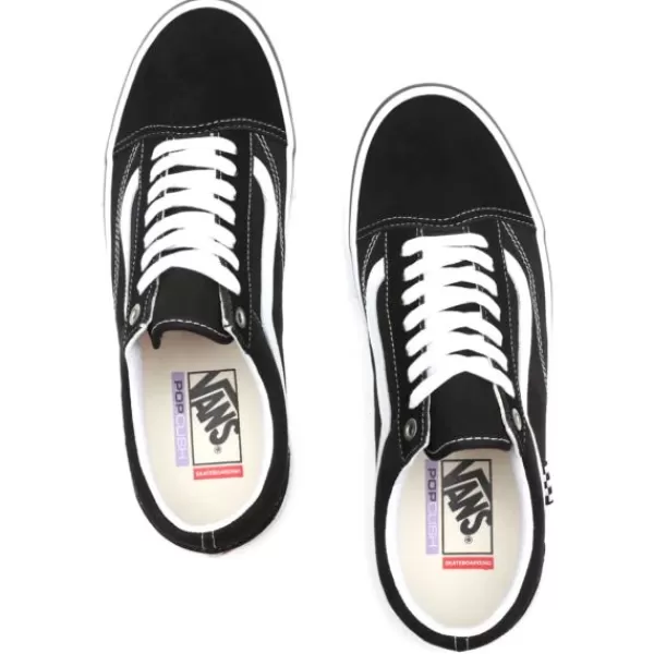 Unique Vans. Skate Old Skool. Black/White.** Flash Sale