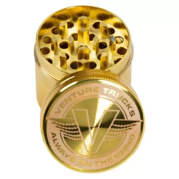 Unique Venture. Wings Herb Grinder. Gold.** Outlet