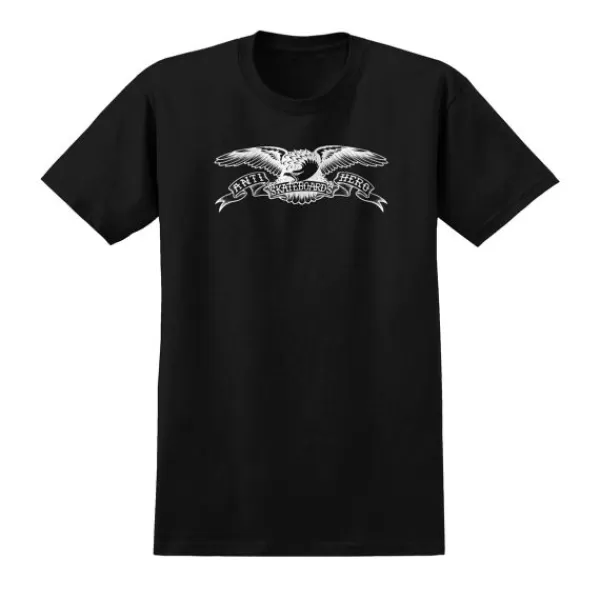 Wholesale Anti Hero. Basic Eagle T-Shirt. Black / White.** Cheap