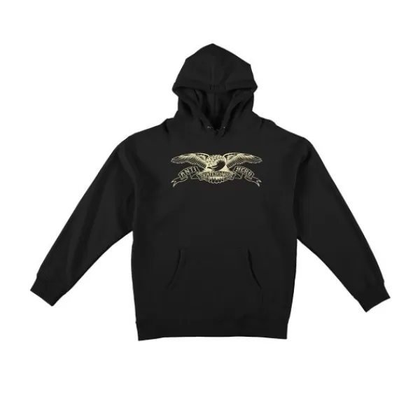 Wholesale Anti Hero. Eagle Youth Hoodie. Black/Off White.** Fashion