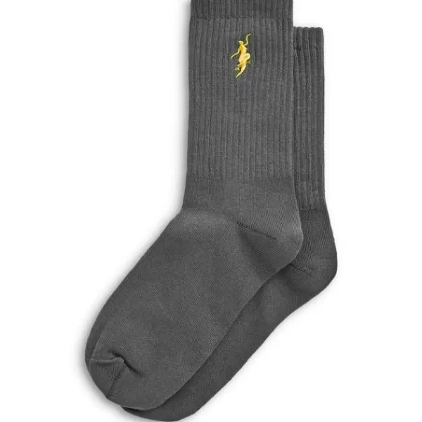 Wholesale Polar. No Comply Socks. Graphite/Yellow.** Cheap